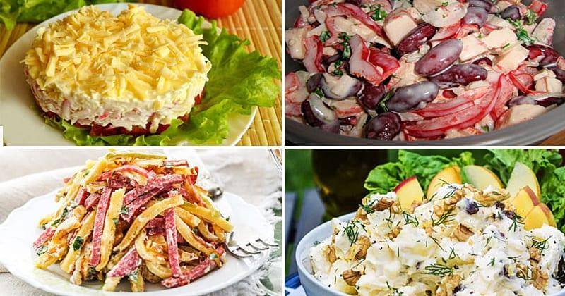 Рецепт быстрых салатов простые и вкусные Рецепт быстрых салатов простые и вкусные